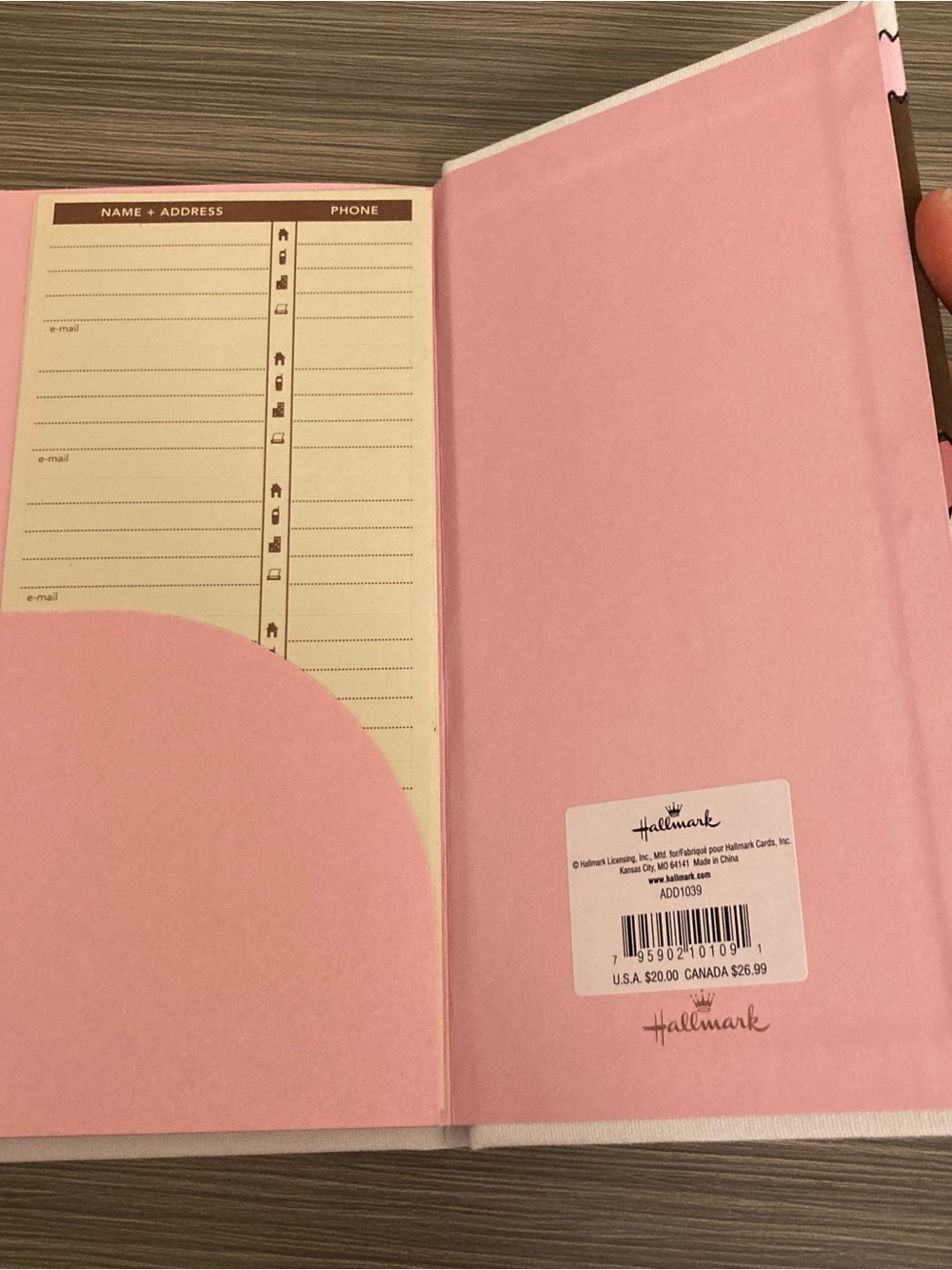 Hallmark Address Book - Picture 2 of 6